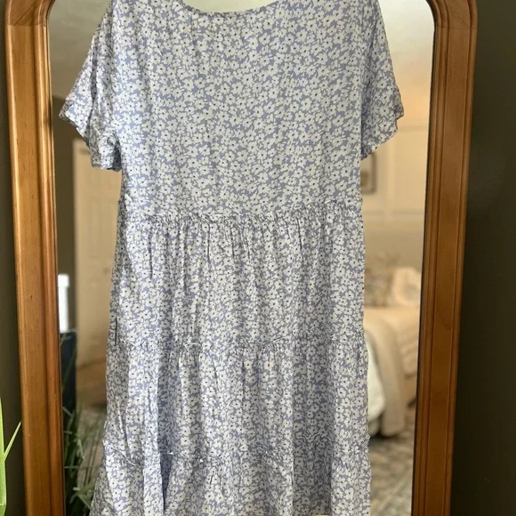 J. Crew Blue and White Floral Mini Dress - Picture 4 of 4